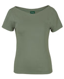 C of C Boat Neck Ladies Tee (1BTS)