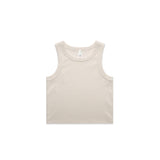 ORGANIC RIB CROP TANK -AS 4064G