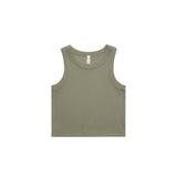 ORGANIC RIB CROP TANK -AS 4064G