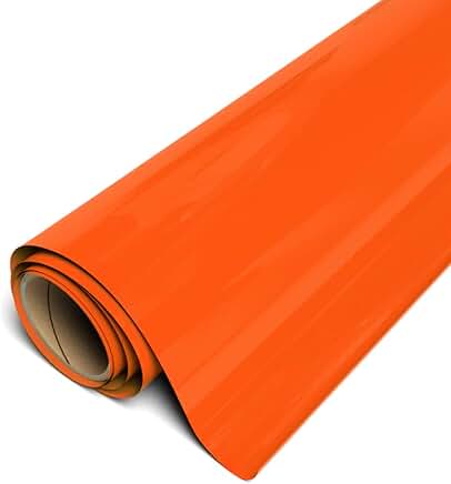 ORANGE - Heat Transfer Vinyl (Iron On)