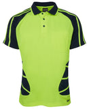 JB'S HI VIS S/S SPIDER POLO - 6HSP