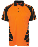 JB'S HI VIS S/S SPIDER POLO - 6HSP