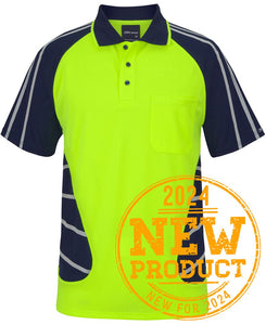 JB'S STREET SPIDER POLO WITH REFLECTIVE STRIPES -  6HSSR