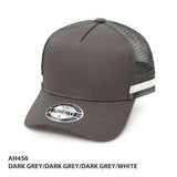 A-FRAME STRIPED TRUCKER CAP -AH456