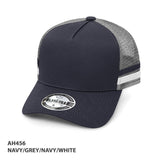 A-FRAME STRIPED TRUCKER CAP -AH456