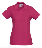 Womens Crew Short Sleeve Polo - BZP400LS
