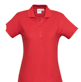 Womens Crew Short Sleeve Polo - BZP400LS