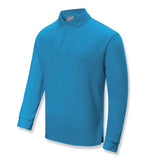 Adults Plain Breezeway Micromesh Long Sleeve Polo (S- XL)