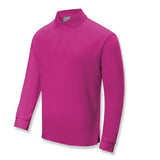 Adults Plain Breezeway Micromesh Long Sleeve Polo (S- XL)