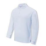 Adults Plain Breezeway Micromesh Long Sleeve Polo (S- XL)