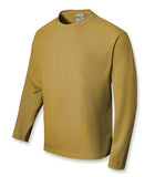 Unisex Kids Plain Breezeway Micromesh Long Sleeve Tee - (4-10)