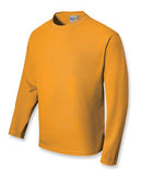 Unisex Kids Plain Breezeway Micromesh Long Sleeve Tee - (4-10)