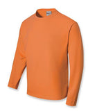 Unisex Kids Plain Breezeway Micromesh Long Sleeve Tee - (4-10)