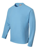 Unisex Kids Plain Breezeway Micromesh Long Sleeve Tee - (4-10)