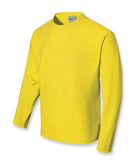 Unisex Kids Plain Breezeway Micromesh Long Sleeve Tee - (4-10)