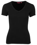 LADIES - Black & White V-Neck T-Shirts