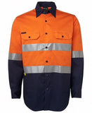 JB's Hi Vis L/S (D+N) 150G Work Shirt