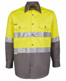 JB's Hi Vis L/S (D+N) 150G Work Shirt