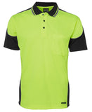 Hi Vis Contrast Piping Polo