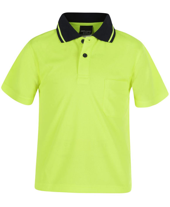 Infants Hi Vis Non Cuff Traditional Polo  -6HVNC