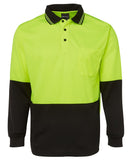 HI VIS L/S TRADITIONAL POLO 6HVPL