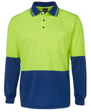 HI VIS L/S TRADITIONAL POLO 6HVPL