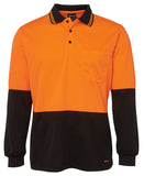 HI VIS L/S TRADITIONAL POLO 6HVPL