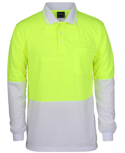 HI VIS L/S TRADITIONAL POLO 6HVPL