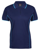 Podium Ladies Piping Polo (7LPI) - (size 18 - 24)