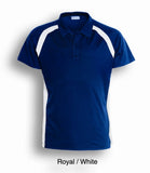 Mens Short Sleeve Contrast Panel Polo-CP0919 (3XL-5XL)