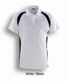 Mens Short Sleeve Contrast Panel Polo-CP0919 (3XL-5XL)