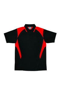 Kids Honey Comb Contrast Panel Polo