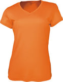 Ladies Brushed V-Neck Tee - CT1418