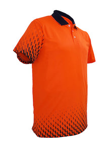 Unisex Adults Hi-Vis Gradient Polo-SP0703